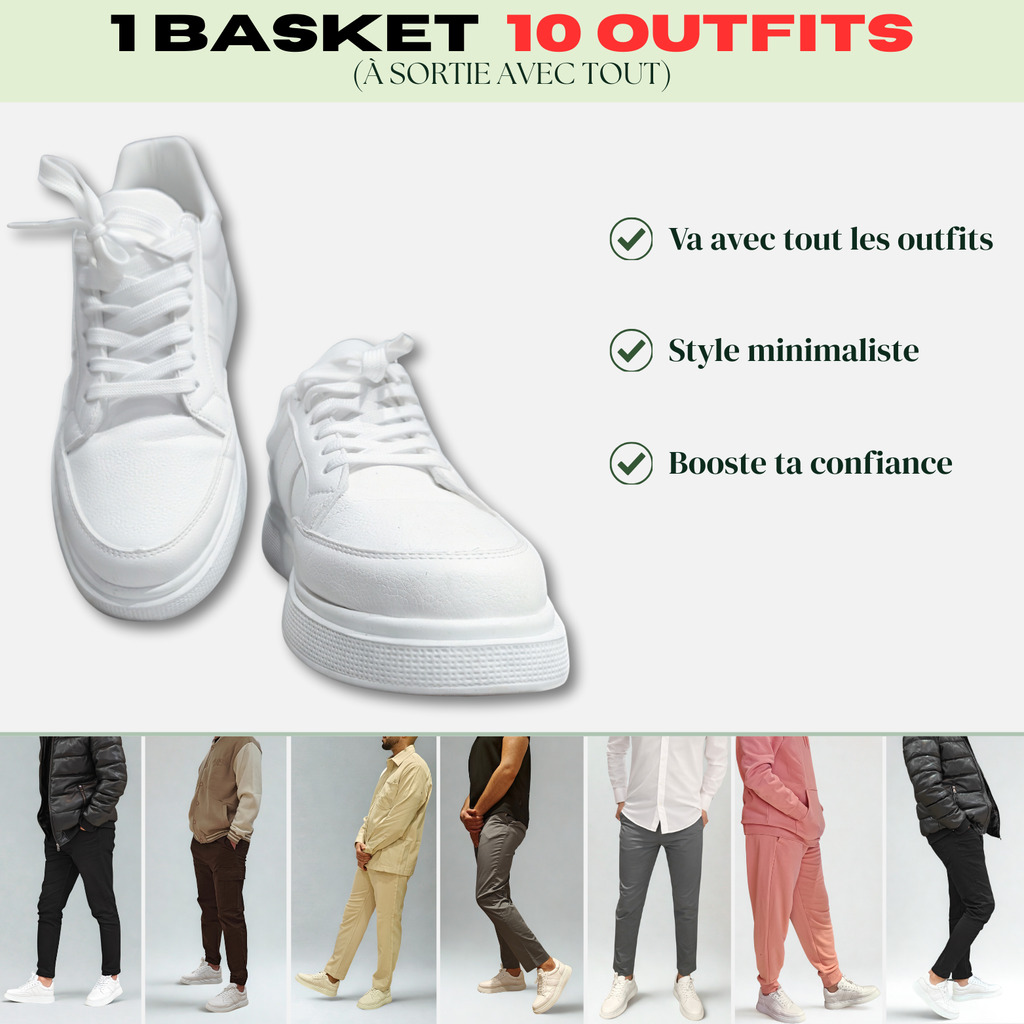 Baskets Wahda Tbeddel Look Dyalek (Plus Sacoche Offerte)