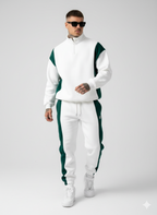 Ensemble de survêtement homme 2 pièces – Sweatshirt demi-zip & Jogger