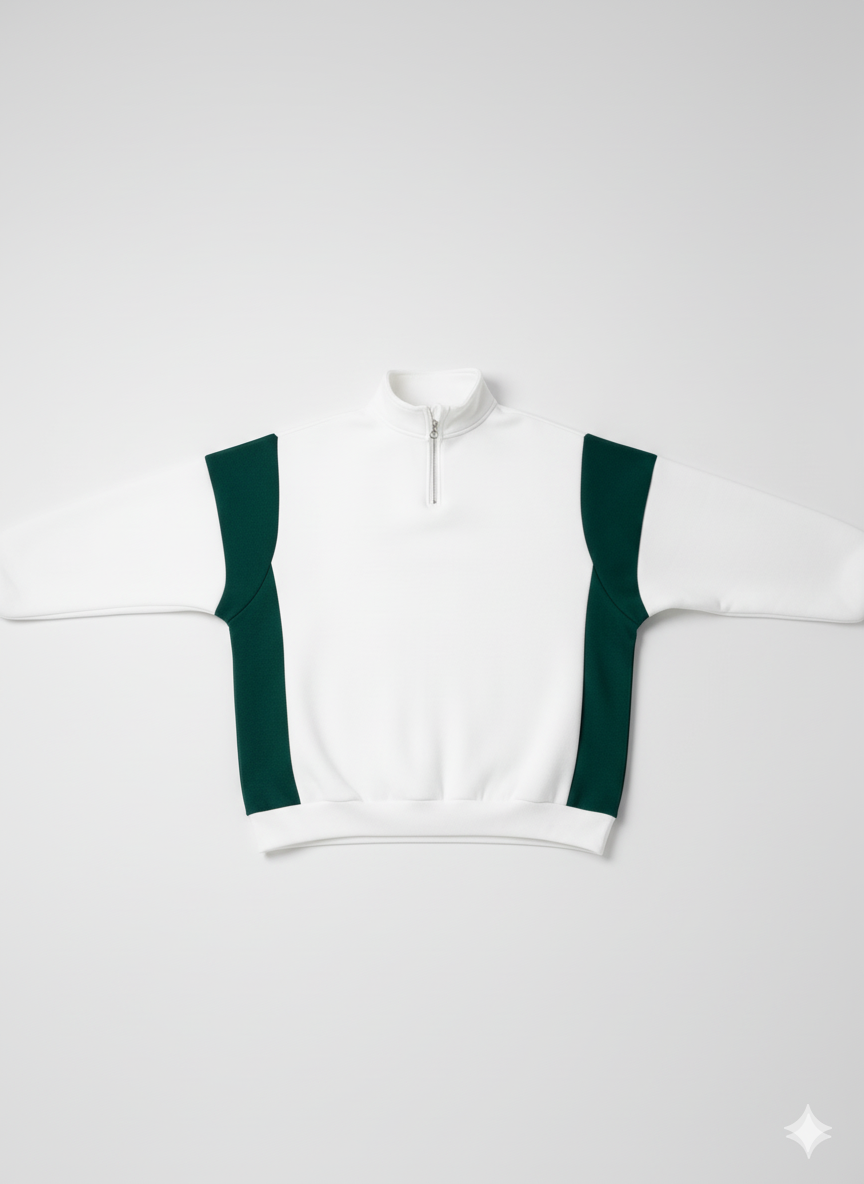 Ensemble de survêtement homme 2 pièces – Sweatshirt demi-zip & Jogger